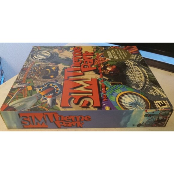 Sim Theme Park Gold Edition PC 2000 2 CD-ROMs Big Box No Manual Windows 95/98 - Picture 3 of 10